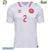 Danmark Joachim Andersen #2 Bortedrakt EM 2024 Kortermet